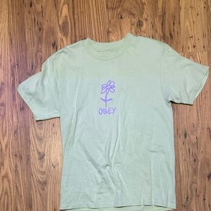 Small Obey flower shirt